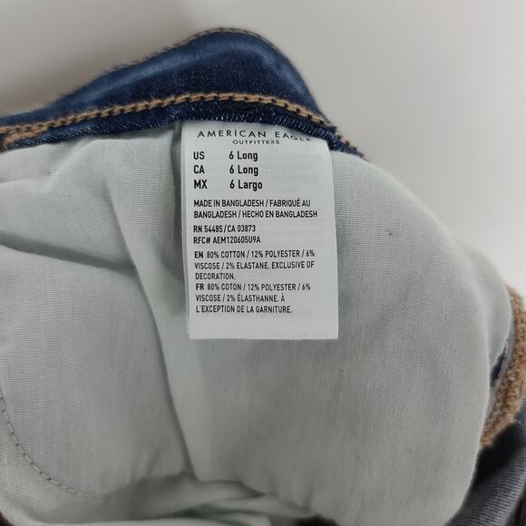 AE Curvy High-Waisted Jegging Crop 6 Long - Picture 7 of 7